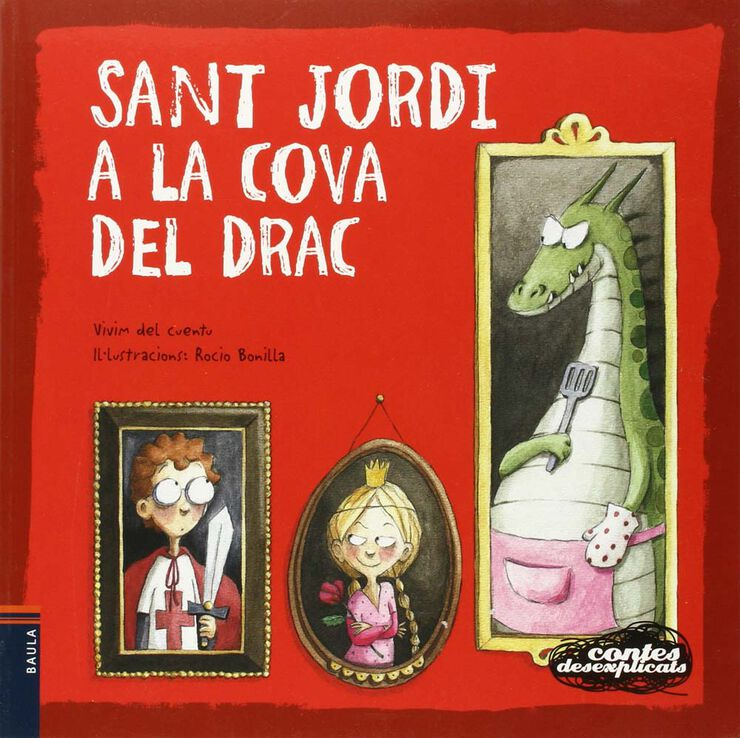 Portada de Sant Jordi a la Cova del Drac
